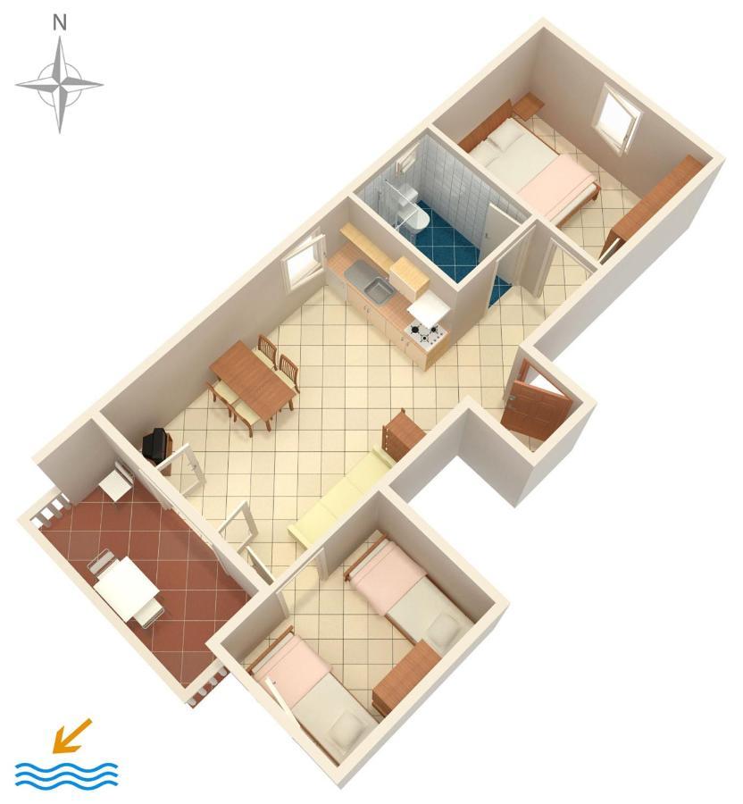Apartments With A Parking Space Mandre, Pag - 6405 Kolan Eksteriør bilde